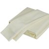 Premium Silky Soft 100% Tencel Lyocell Derived from Eucalyptus 4-Piece Sheet Set, Oeko-TEX Certified, Queen - Cr��me