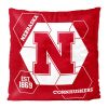 Nebraska OFFICIAL NHL "Connector" Double Sided Velvet Pillow; 16" x 16"