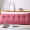 SOGA 4X 100cm Red Triangular Wedge Bed Pillow Headboard