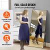 VEVOR Full Length Mirror, 71'' x 31'', Extra Large Standing Hanging or Leaning Rectangle Floor Tempered Mirror with Stand Aluminum Alloy Frame, Full B
