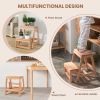 Multipurpose 2-Step Stool for Indoor Outdoor Plant Stand