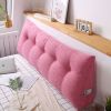 SOGA 4X 100cm Red Triangular Wedge Bed Pillow Headboard