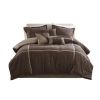 7 Piece Micro Corduroy Comforter Set