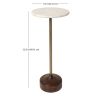 Marble Drink Table
