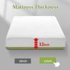 12 Inch Gel Memory Foam Mattress for Cool Sleep, Pressure Relieving, Matrress-in-a-Box, Queen Size