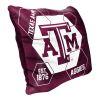 Texas A&M OFFICIAL NHL "Connector" Double Sided Velvet Pillow; 16" x 16"