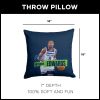 Minnesota Timberwolves NBA Anthony Edwards Throw Pillow 18 x 18 inches