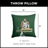 Milwaukee Bucks NBA Giannis Antetokounmpo Throw Pillow 18 x 18 inches