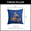 New York Knicks NBA Jalen Brunson Throw Pillow 18 x 18 inches