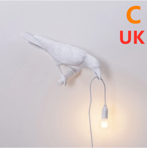 Creative Auspicious Bird Resin Wall Lamp Decoration Creative Auspicious Bird Resin Wall Lamp Decoration