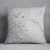 Bust of a woman by Klimt Cushion