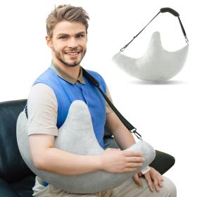 Muwago Shoulder Surgery Pillow, Rotator Cuff Pillow for Neck and Shoulder Pain, Post Surgery Pillow for Sleeping or Sitting, Ergonomic Pillow for Neck (Color: Grey)