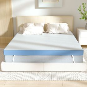 White Memory Cotton bedding Pad 3 (Color: White,Queen, size: WH,Queen)