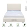Queen/King Size Options Grounding Sheet 95% Organic Cotton 5% Silver Fiber Fitted Grounded Sheet With 15FT Grounding Cord For Improve Sleep Therapy We