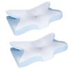 Memory Foam Pillow Neck Support Pillow for Sleeping Ergonomic Contour Orthopedic Support Side Back Stomach Sleeper