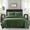 3 Piece Velvet Quilt Set
