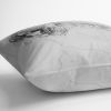 Womans head in three quarters profile by Klimt Cushion