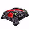 Heavy Plush Soft King Size Blankets, Mink Velvet Fleece Blanket - Printed Raschel Bed Blanket, Thick Raschel Printed Mink Blanket For Bed, Home, RV be